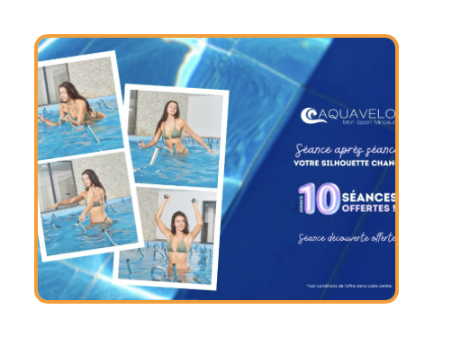 Promotion séance découverte gratuite 45min Aquavélo Cannes